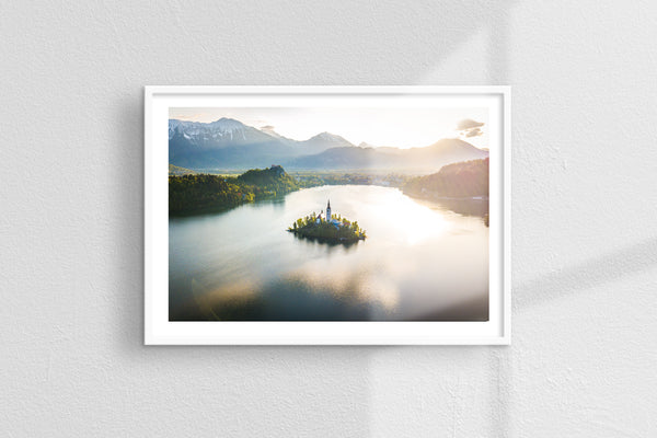 Sunrise at Lake Bled Slovenia